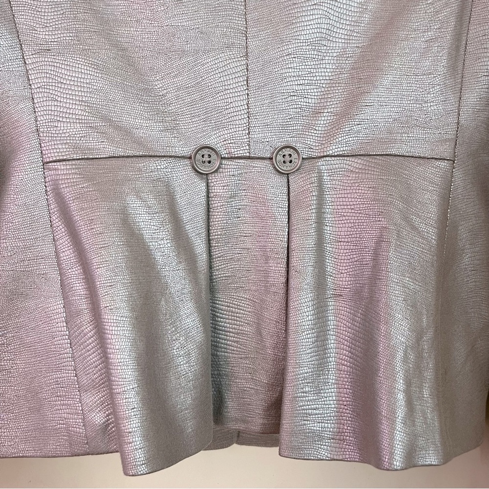 Armani Exchange Metallic Y2K Style Blazer Jacket Size XS - Picture 5 of 5